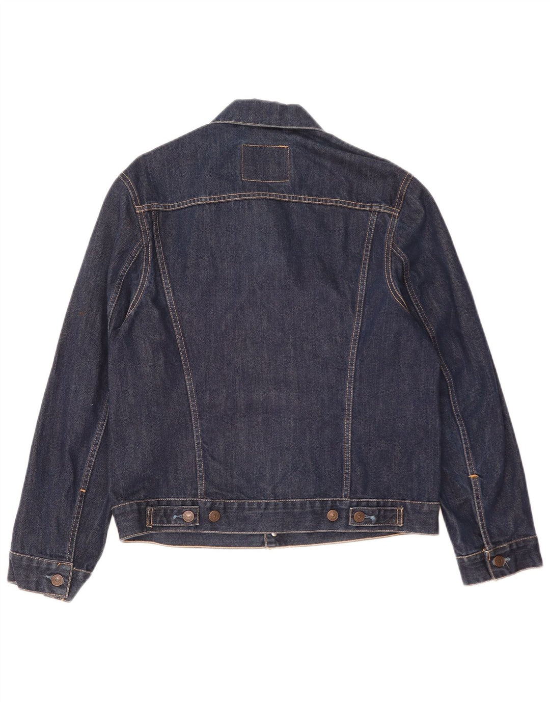 Giacca di jeans da uomo Levi's UK 38 cotone blu navy medio