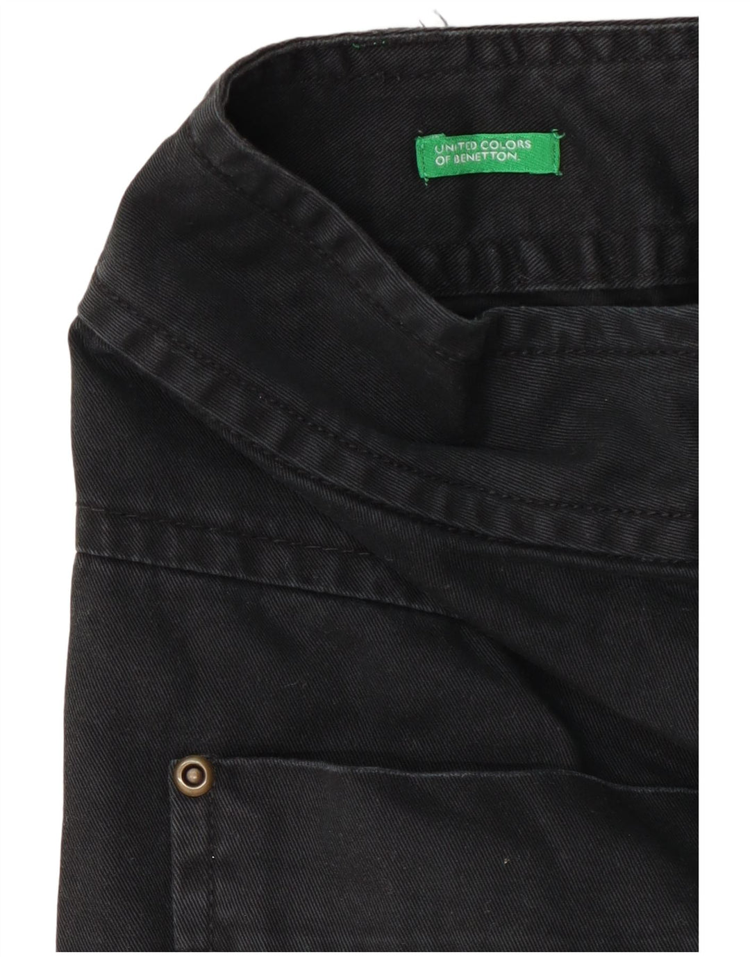 Gonna mini cargo da donna Benetton W28 blu navy medio
