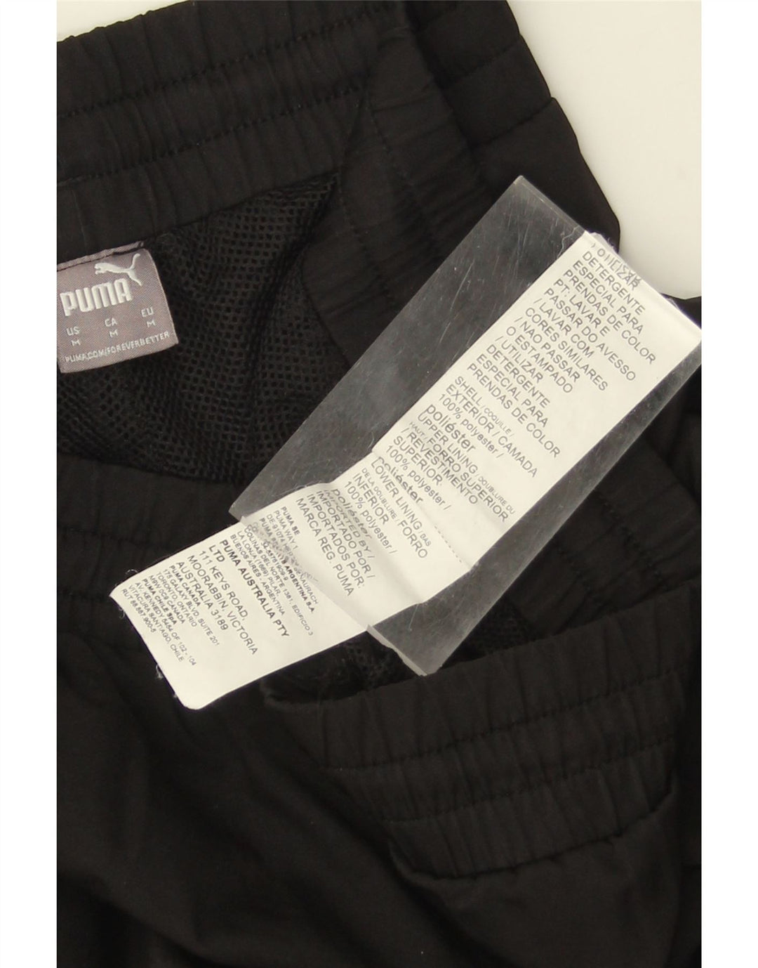 Pantaloni da tuta da uomo PUMA Joggers Medium Nero Poliestere