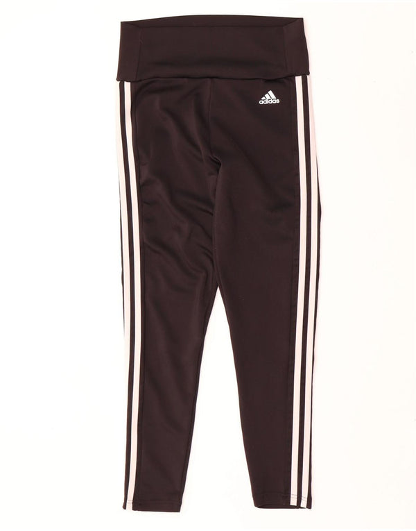 Leggings Adidas Aeroready da donna UK 8/10 Piccolo poliestere nero