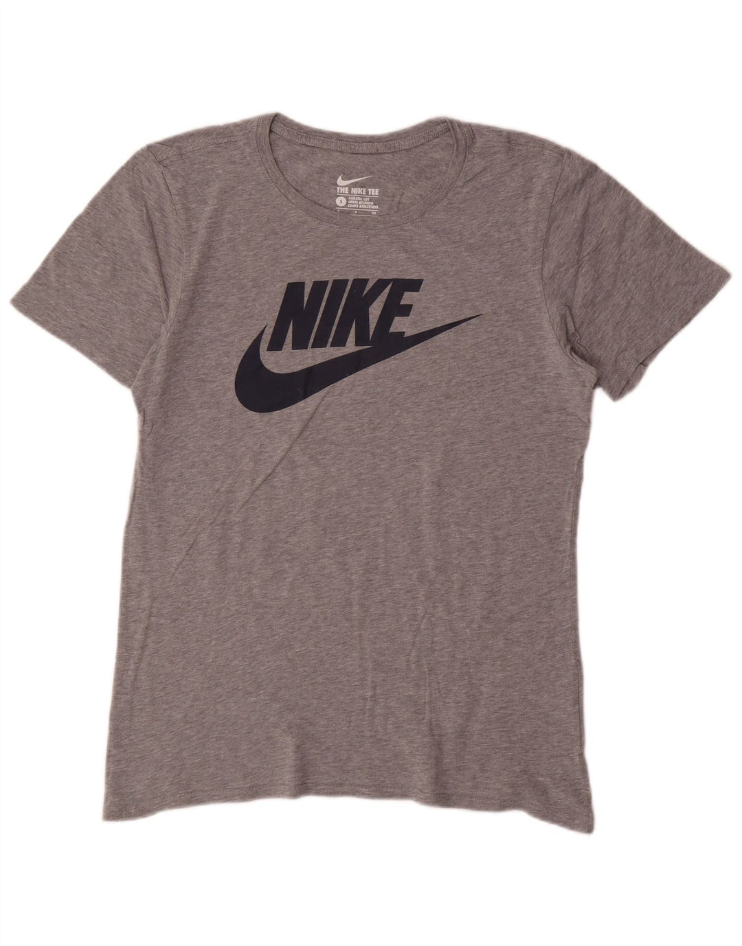 T-shirt grafica da uomo Nike Top Small in cotone grigio