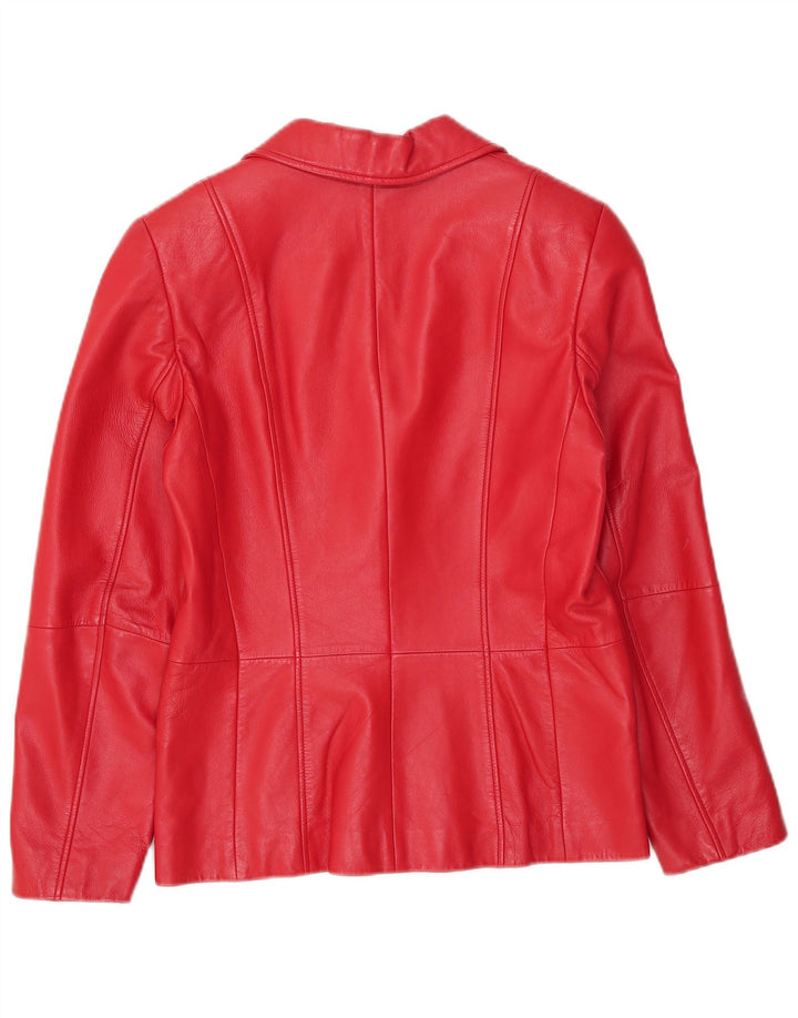 Giacca in pelle da donna Gerry Weber UK 12 Pelle rossa media