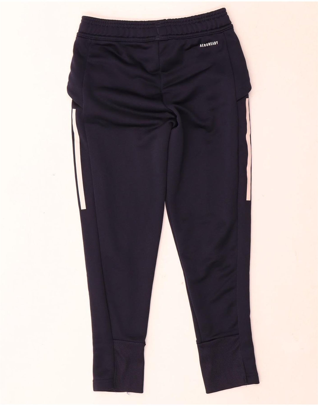Pantaloni della tuta Adidas da bambino della Juventus 7-8 anni in poliestere blu navy