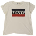 T-shirt grafica da donna Levi's Top UK 14 Medium White