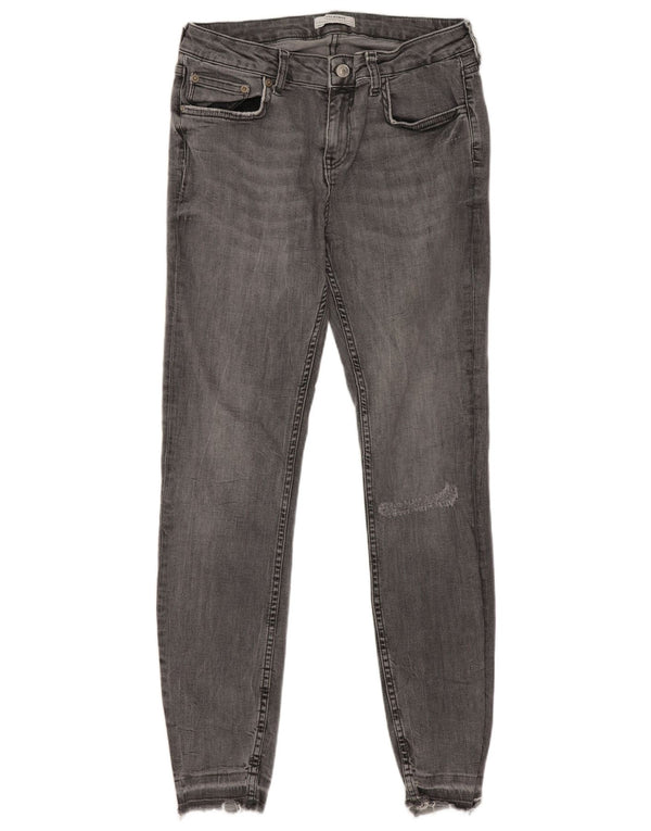 Jeans skinny da donna Zara EU 42 Large W32 L28 Cotone grigio