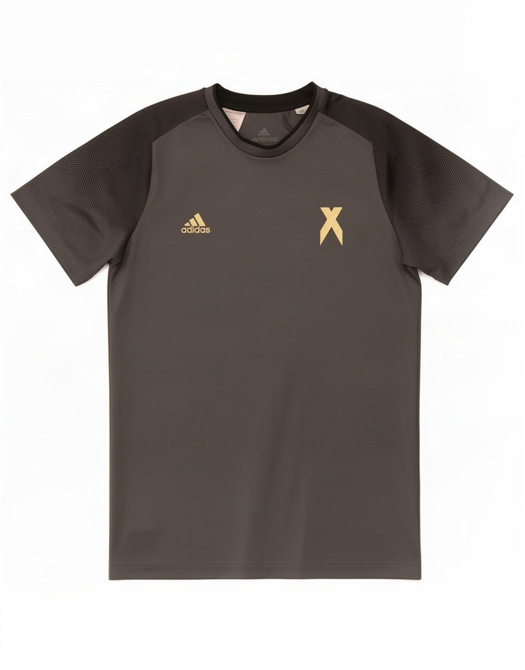 T-shirt Adidas da bambino 13-14 anni in poliestere grigio