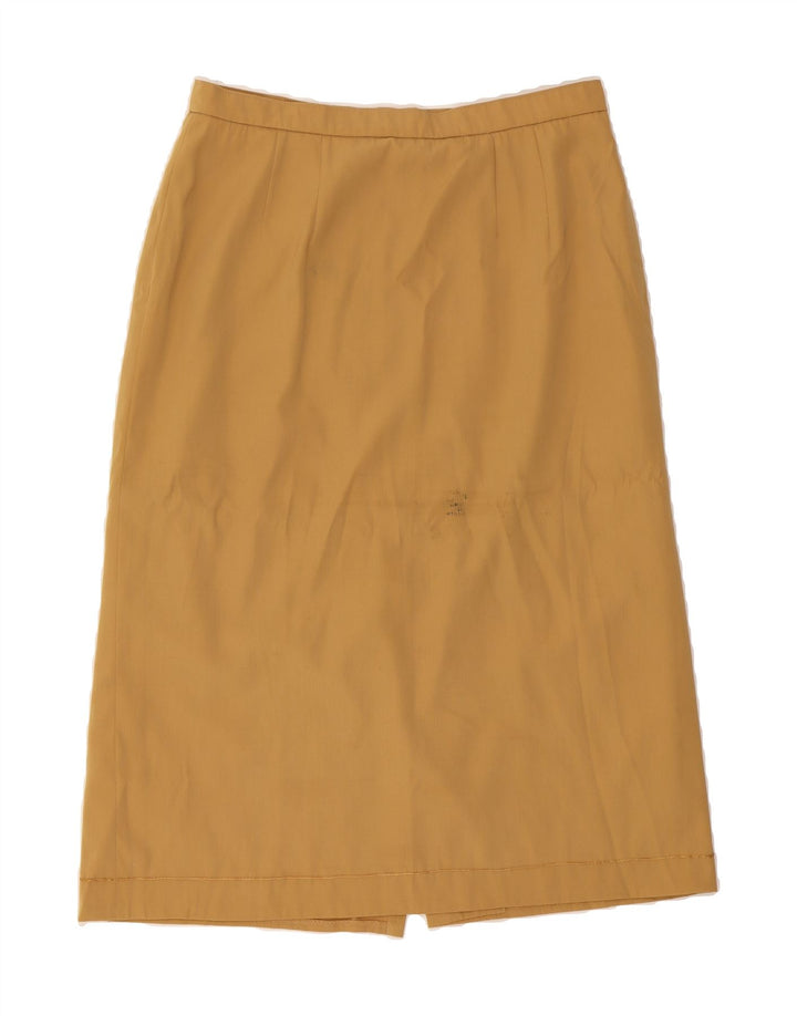VINTAGE Womens A-Line Skirt W30 Medium Beige Vintage Vintage and Second-Hand Vintage from Messina Hembry 