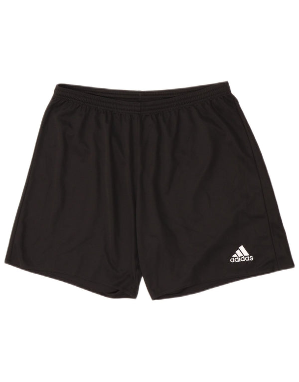 Pantaloncini sportivi grafici da uomo Adidas XL Sport in poliestere nero