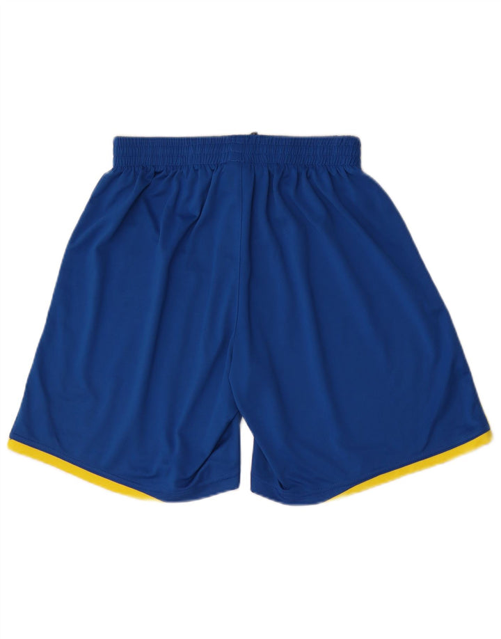 Asics Pantaloncini sportivi da ragazzo 11-12 anni Large Blu Colourblock in poliestere