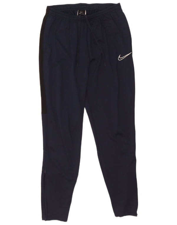 Pantaloni da tuta Nike Dri Fit da uomo, poliestere color block medio blu navy