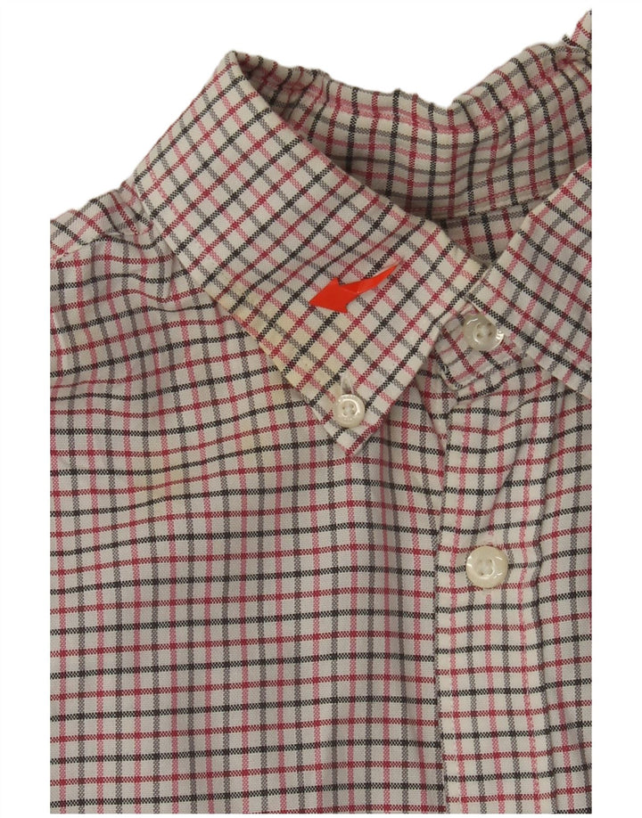 Camicia a quadri da uomo Pierre Cardin in cotone a quadri multicolore medio