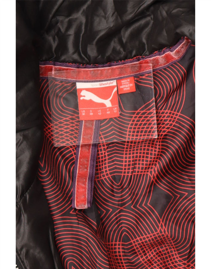 Giacca imbottita PUMA da donna UK 12 media nera