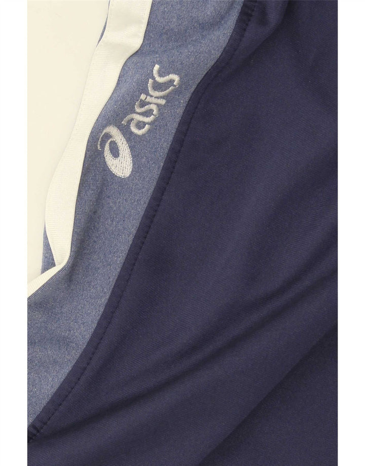 Pantaloni da tuta da uomo Asics grandi color blu navy
