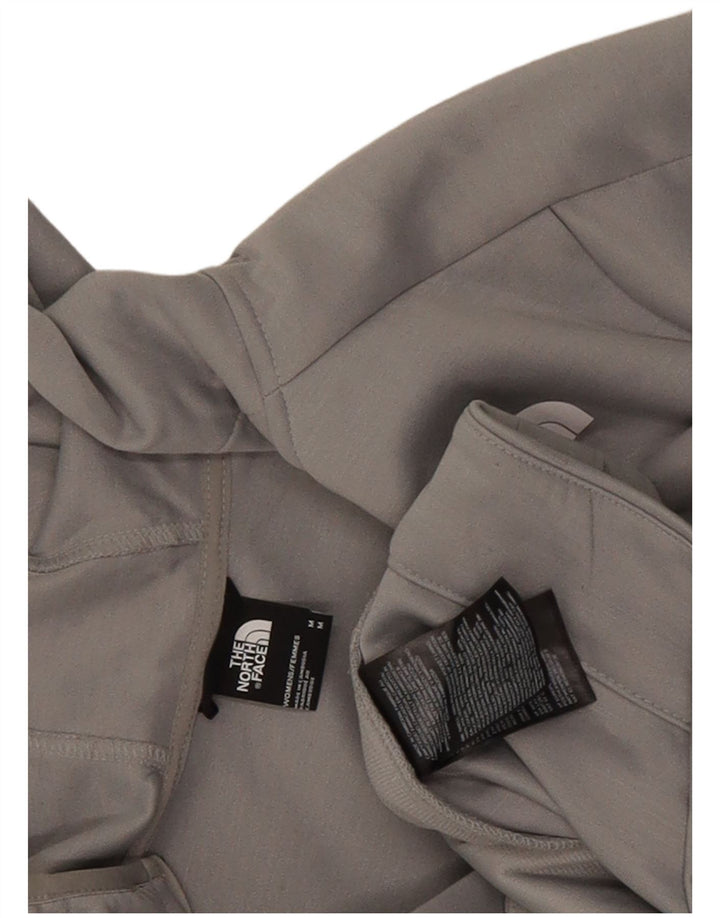 Felpa con cappuccio e zip da donna The North Face UK 12 Poliestere grigio medio