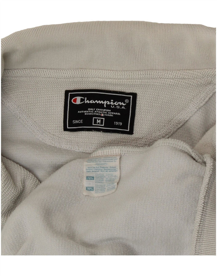 CHAMPION Mens Tracksuit Top Jacket Medium Grey Cotton Vintage Champion and Second-Hand Champion from Messina Hembry 
