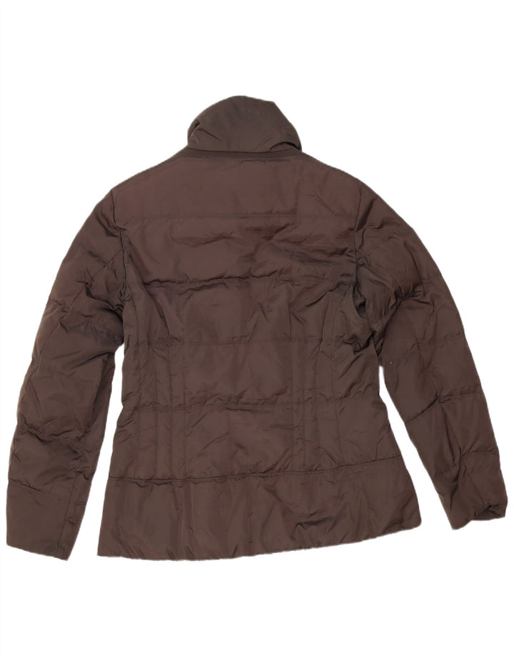Giacca imbottita da donna Geox UK 14 Large Marrone Poliestere