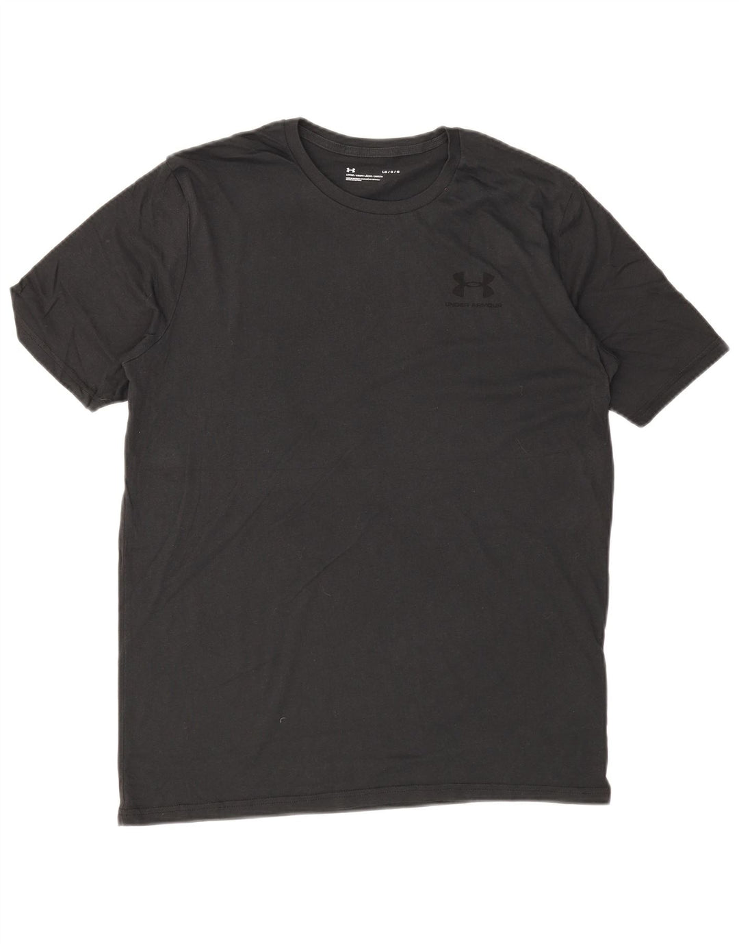T-shirt da uomo UNDER ARMOUR Top grande in cotone grigio