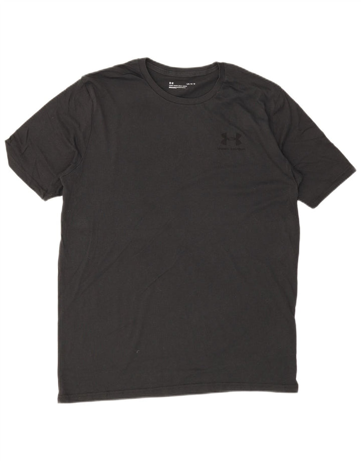 T-shirt da uomo UNDER ARMOUR Top grande in cotone grigio
