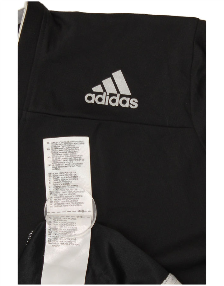 T-shirt Adidas Climachill da uomo, media, in poliestere nero
