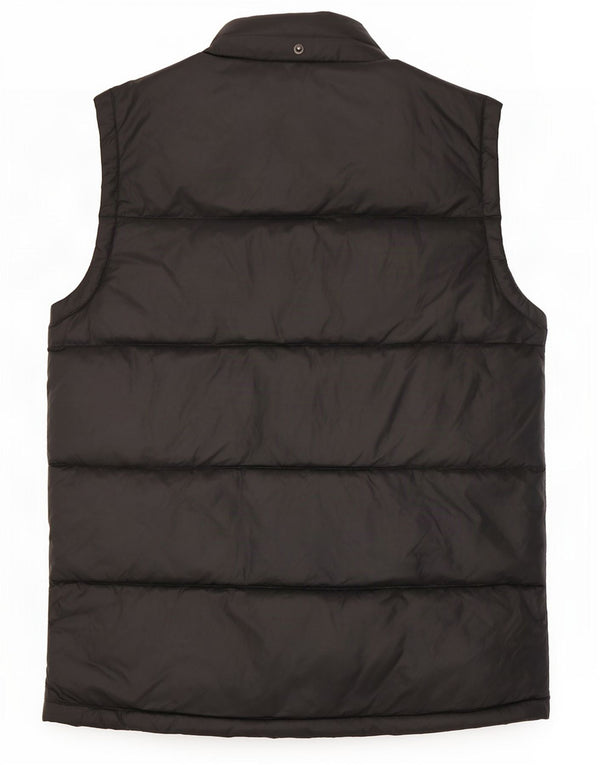Jack Wills Mens Padded Gilet UK 36 Small Black Polyamide