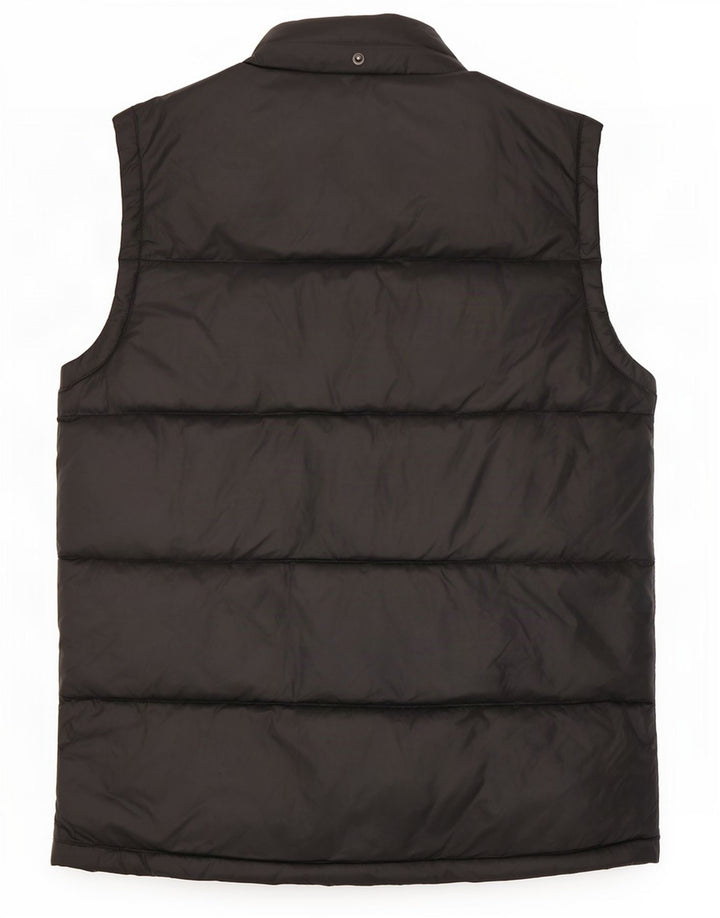 Gilet imbottito da uomo Jack Wills UK 36 piccolo nero in poliammide