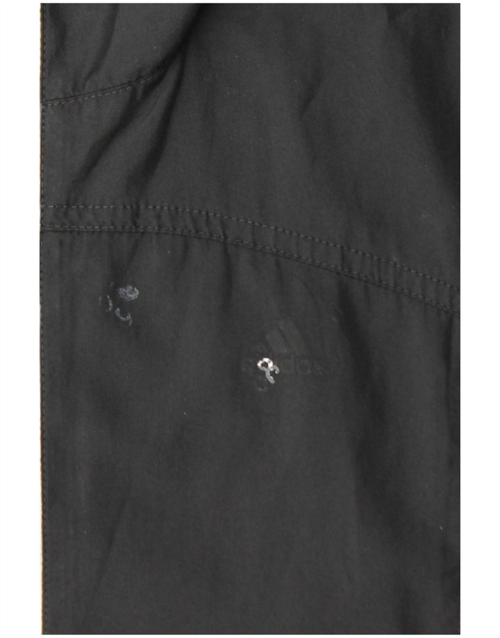 Giacca da tuta da donna ADIDAS UK 10 piccola poliestere nero