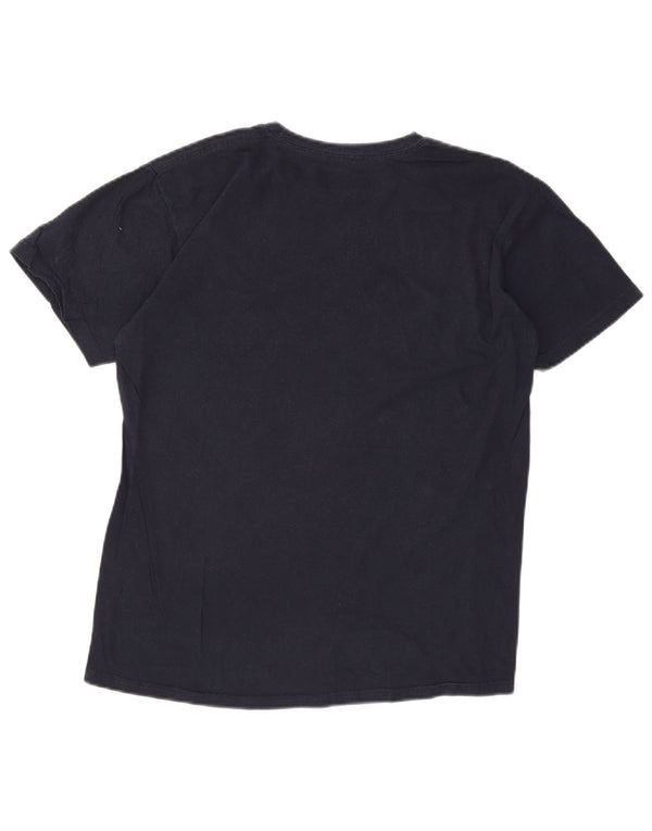 T-shirt grafica da uomo San Francisco Hard Rock Cafe, cotone nero medio