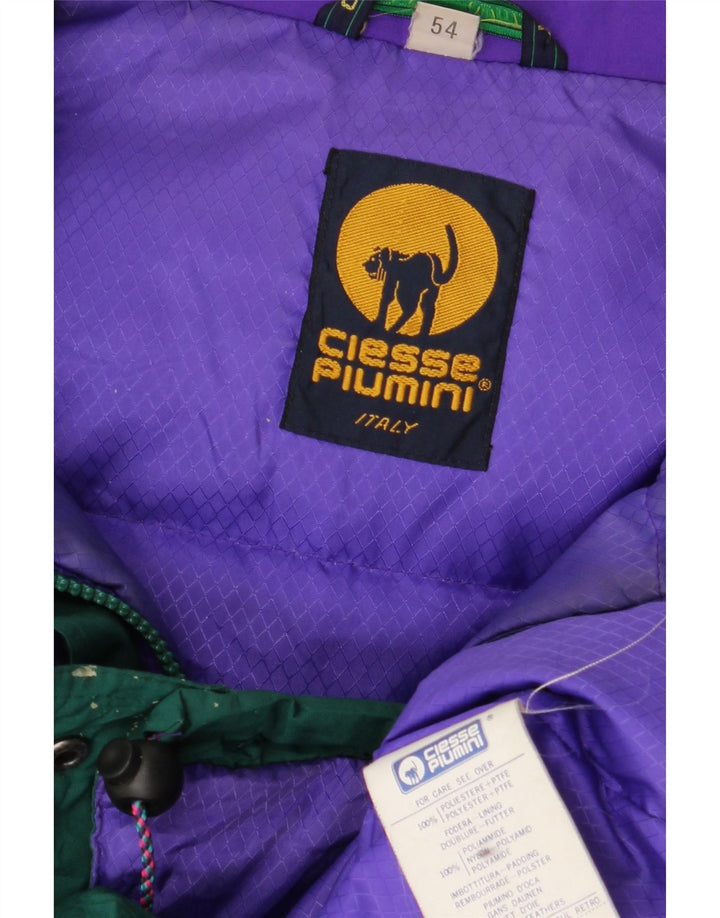 Piumino Uomo Ciesse Piumini IT 54 2XL Poliestere Colourblock Verde