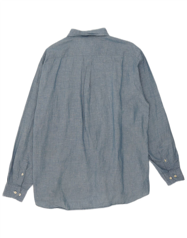 Camicia da uomo Peter Hadley XL Blu