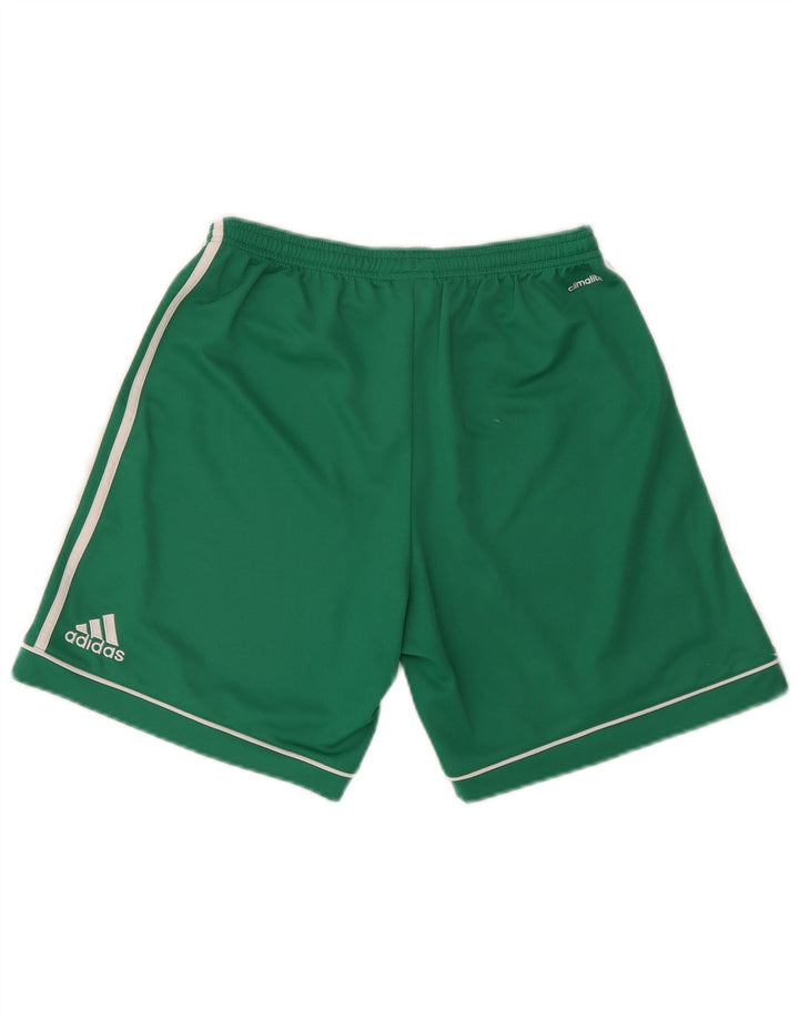 Pantaloncini sportivi ADIDAS Climalite da uomo verde medio in poliestere