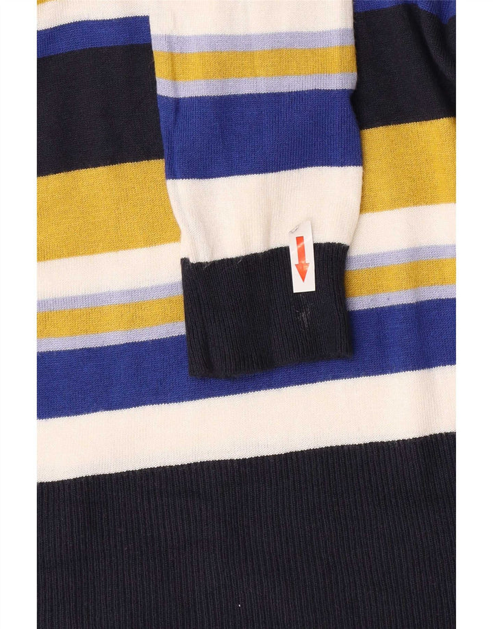 Abito maglione a maniche lunghe da donna Marks & Spencer UK 10 piccolo multicolore