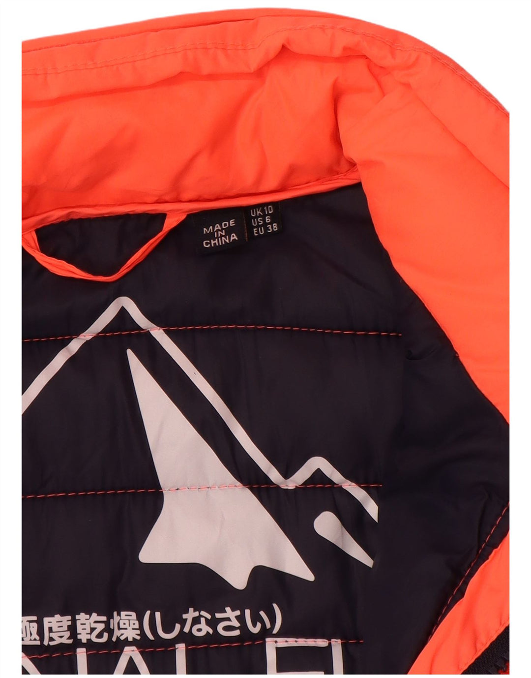 Giacca imbottita da donna SUPERDRY UK 10 Small Arancione Poliestere