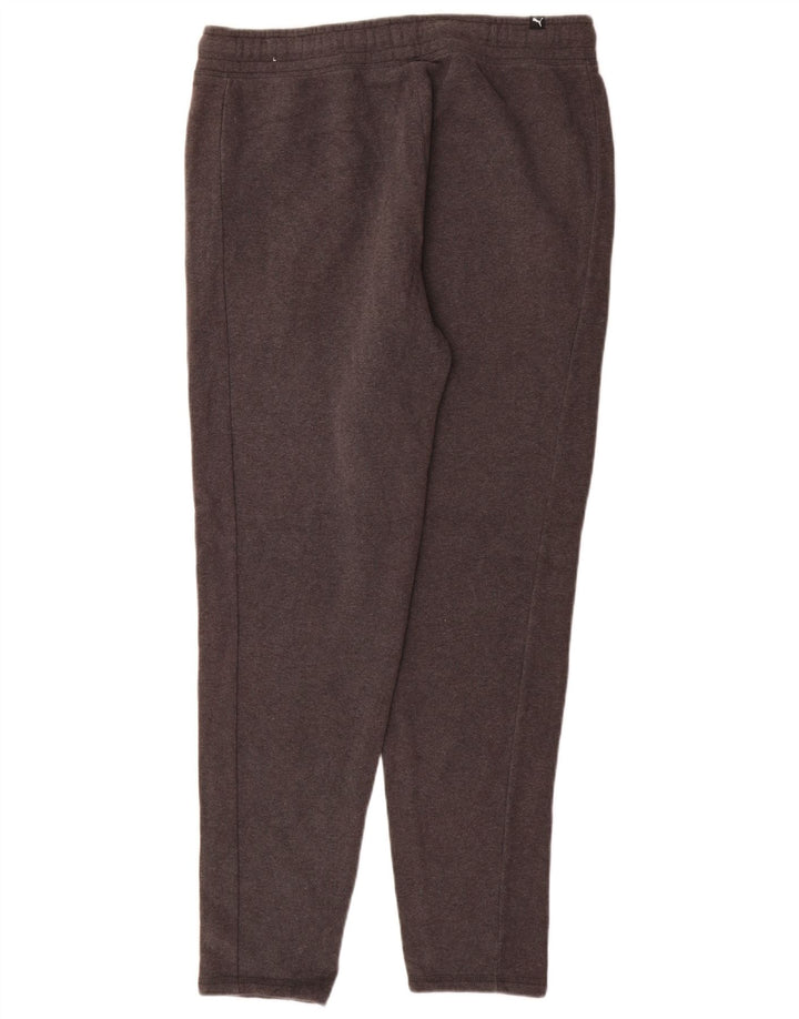 Pantaloni da tuta da uomo PUMA in cotone grigio medio