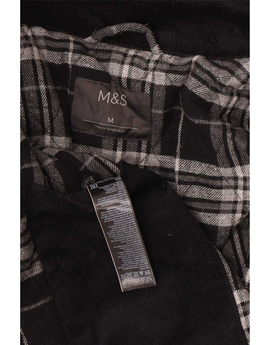 Giacca da uomo in cotone cerato Marks & Spencer UK 38 Marrone medio