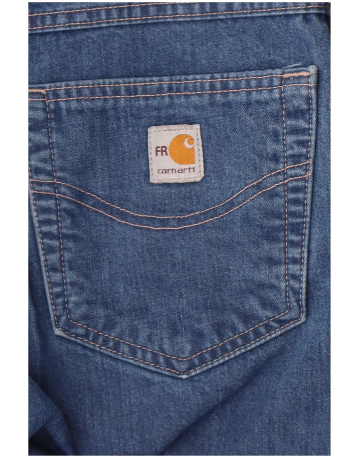 Jeans corti da uomo Carhartt W42 L26 Blu