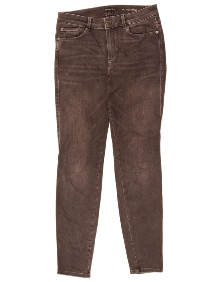 Jeans skinny da donna a vita media Massimo Dutti EU 40 Medio W30 L30 Grigio