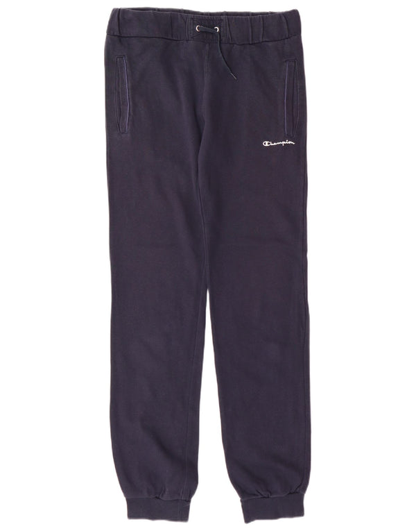 Pantaloni da tuta da bambina Champion Joggers 13-14 anni XL Cotone blu navy
