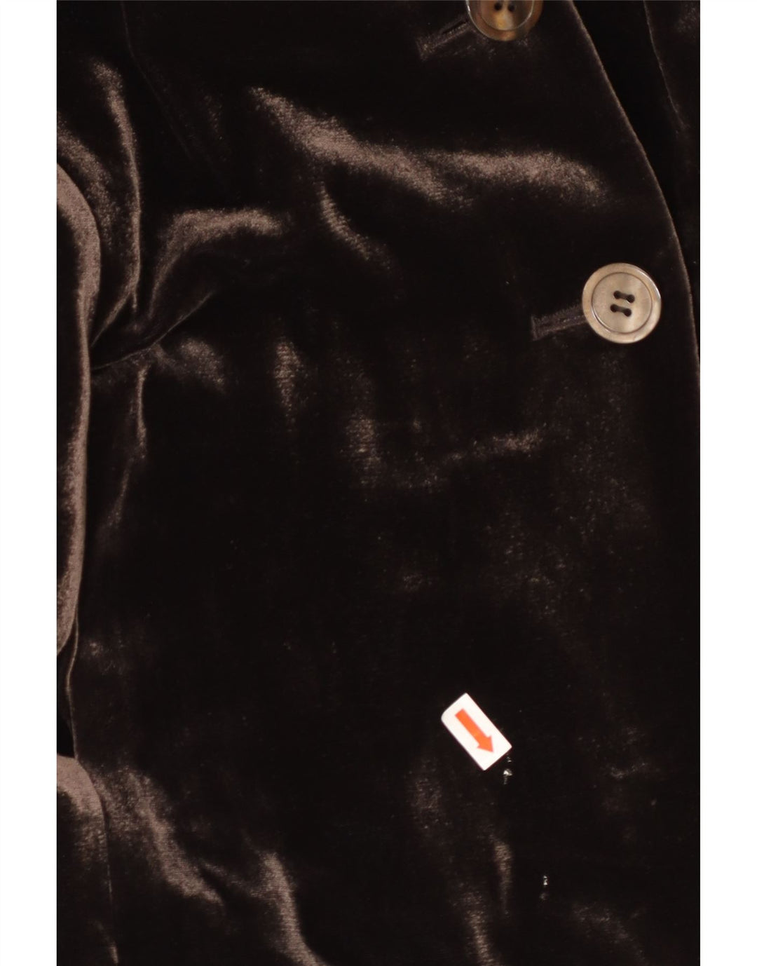 Giacca blazer da donna a 3 bottoni APRIORI UK 14 grande seta marrone