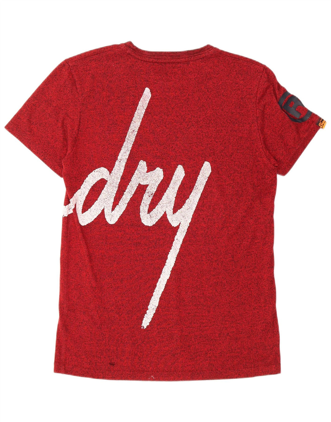 T-shirt grafica da uomo SUPERDRY Top in cotone rosso medio