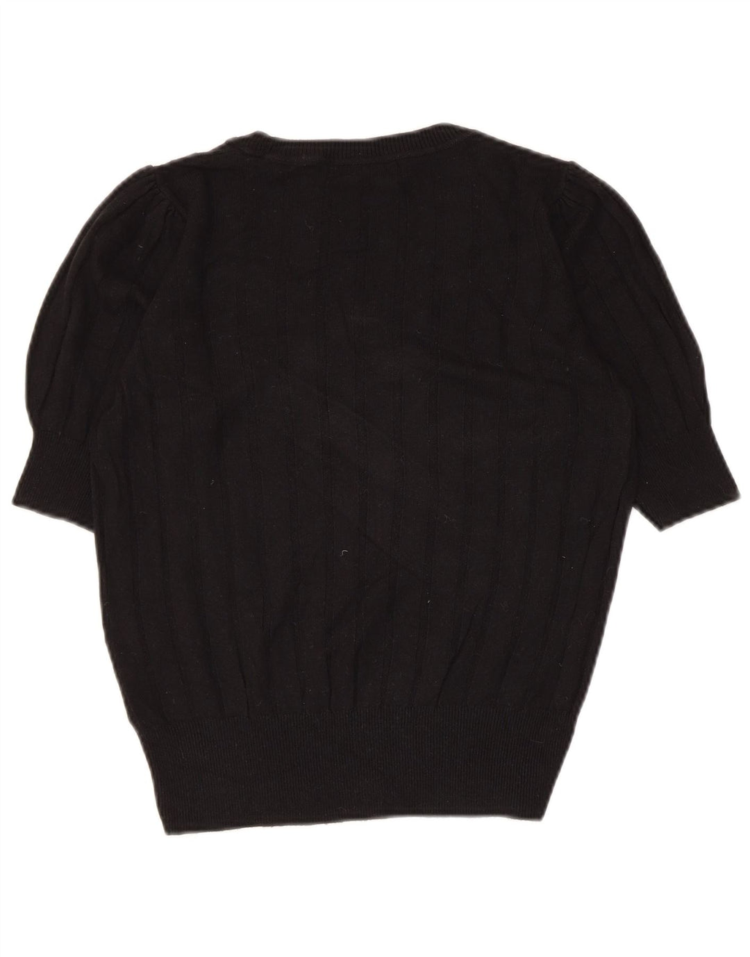 Maglione maglione con scollo a barca da donna Marks & Spencer UK 10 piccolo nero