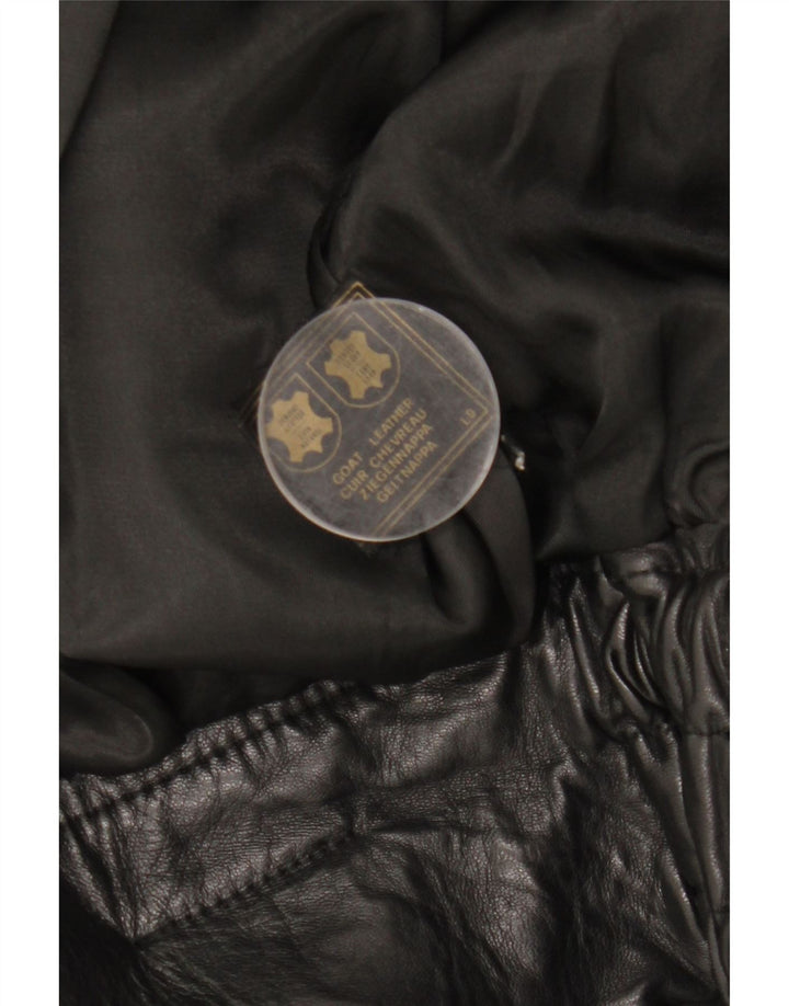 Giacca in pelle da uomo AVANTI UK 40 grande in pelle nera