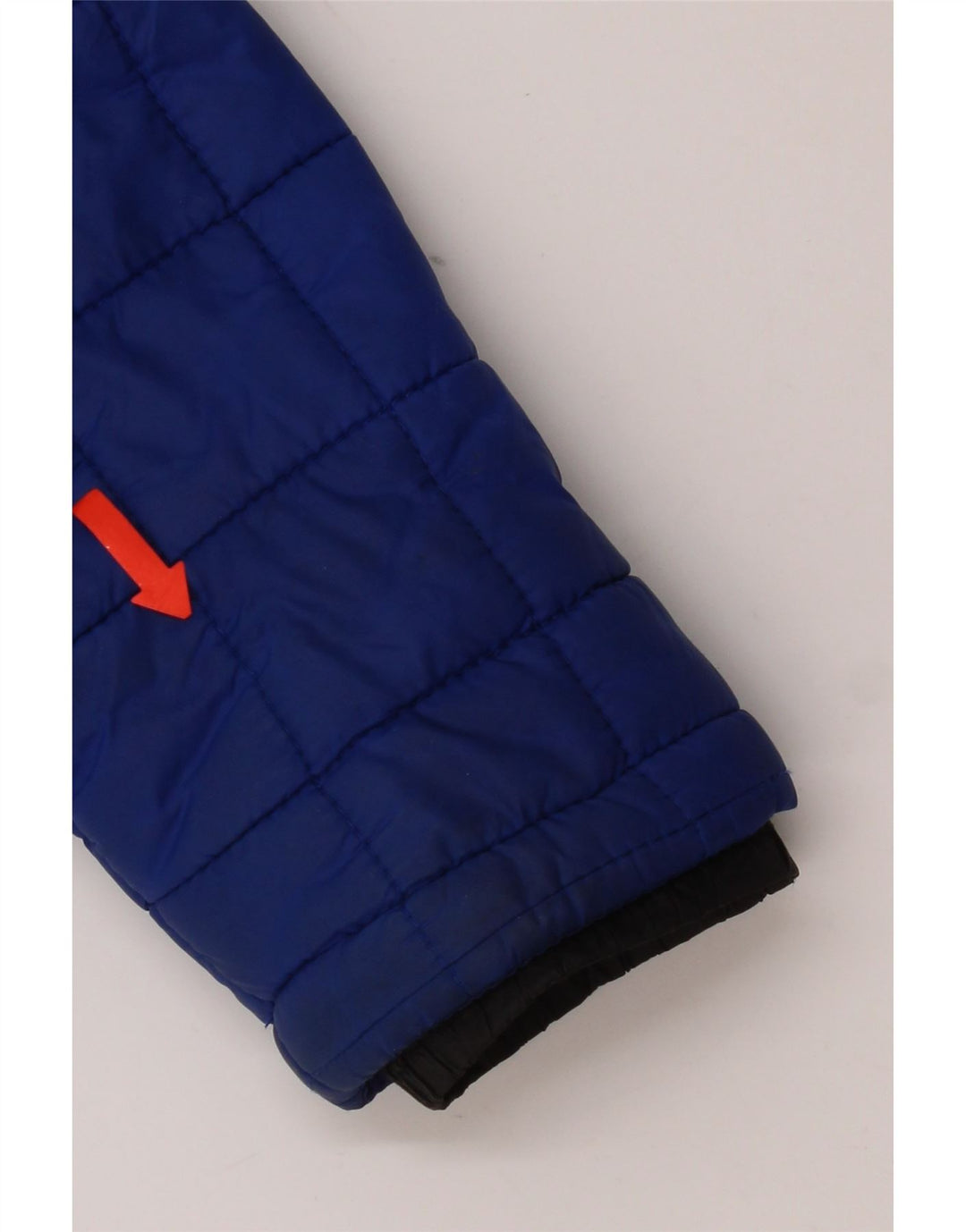 Giacca imbottita con cappuccio da donna Superdry UK 10 Small nylon blu