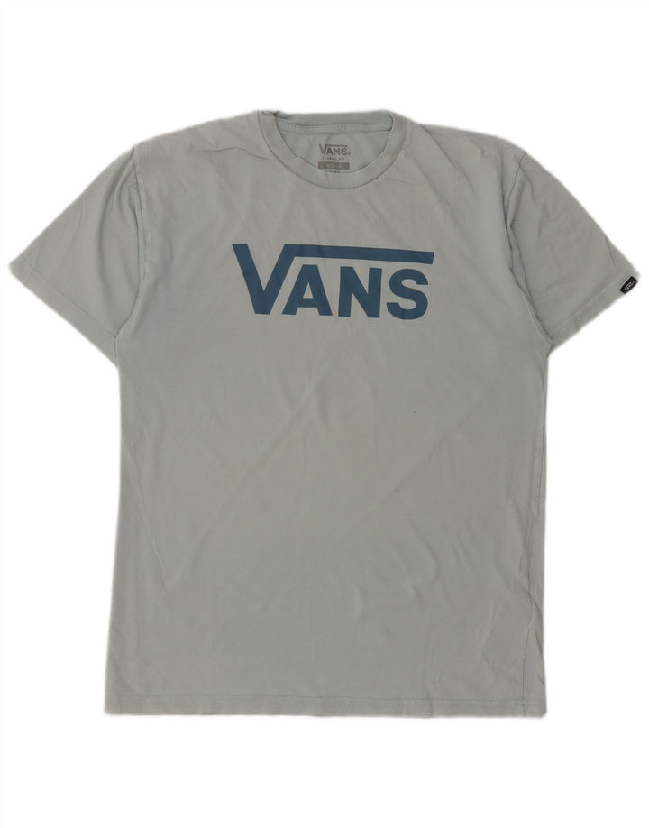 T-shirt grafica da uomo con vestibilità classica Vans, in cotone blu medio