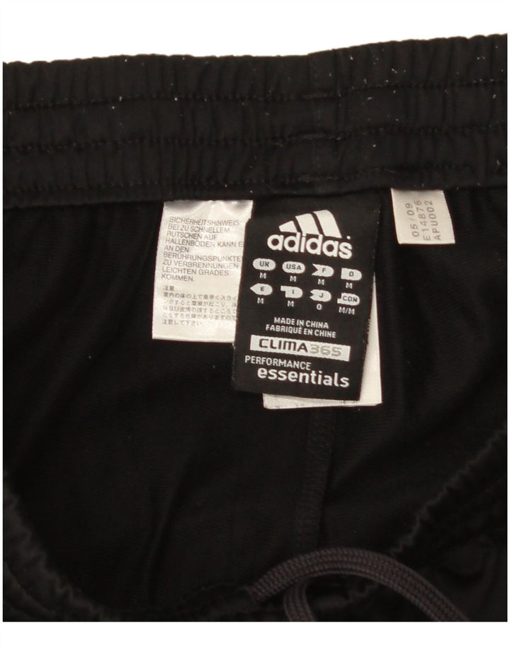 Pantaloni da tuta Adidas Clima 365 da uomo medio poliestere nero