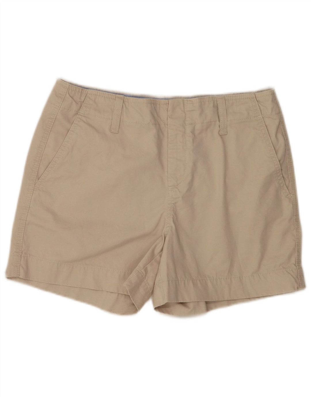 Pantaloncini chino da donna Tommy Hilfiger US 8 medi W30 cotone beige