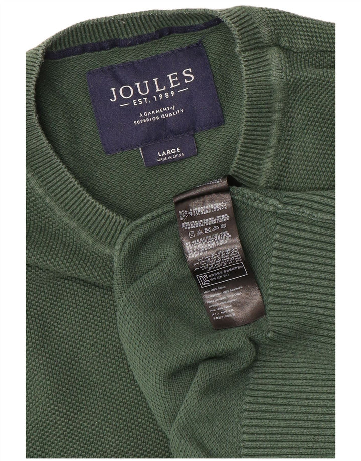 Joules Uomo Maglione Girocollo Maglione Grande Cotone Verde