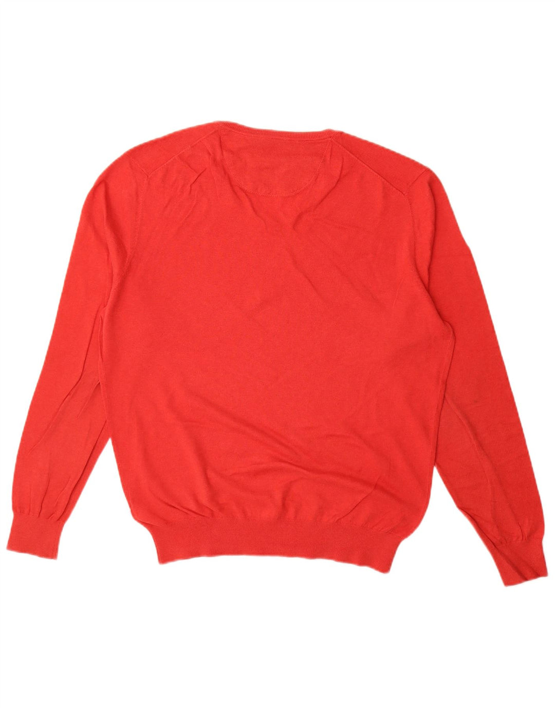 MASSIMO DUTTI Maglione da uomo con scollo a V grande cashmere rosso