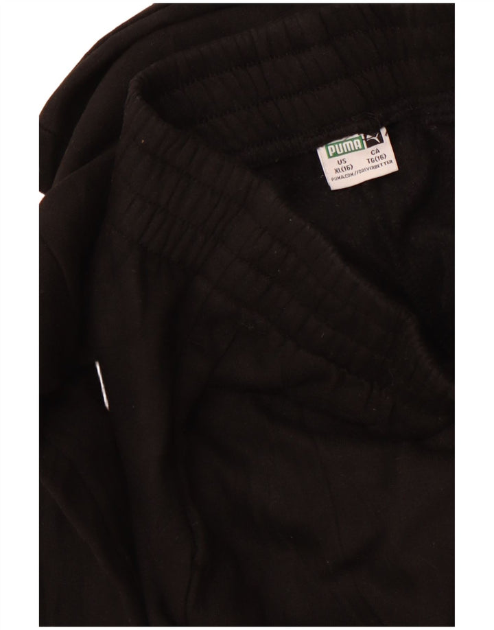 Pantaloni da tuta con grafica PUMA per ragazze 15-16 anni XL neri