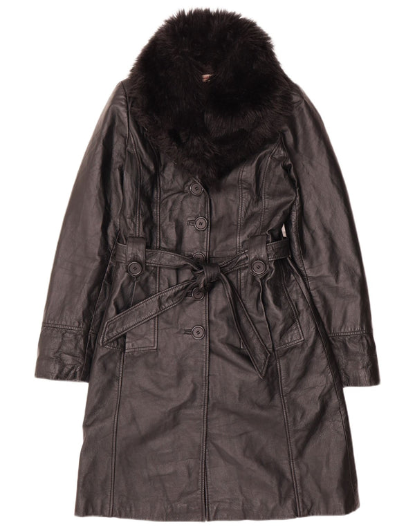 Cappotto in pelle da donna Orsay UK 10 piccolo nero
