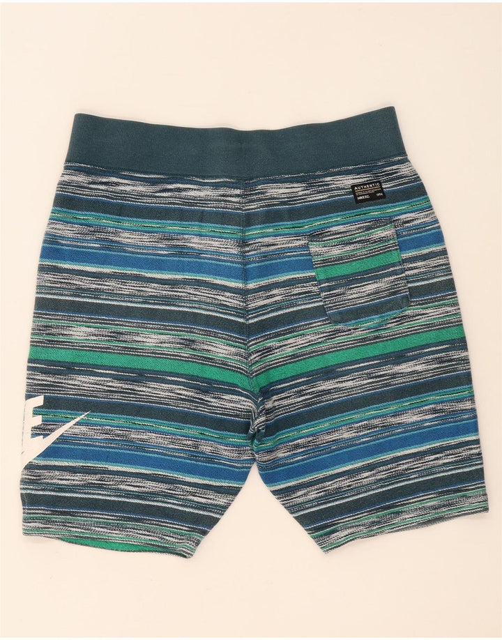 Pantaloncini sportivi Nike da uomo di grandi dimensioni in cotone a righe multicolori